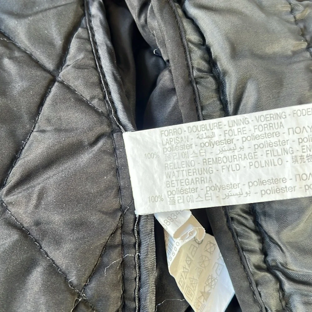 Zara flannel plaid shacket snap front jacket